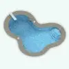 Double Ameba Revit Swimming Pool Family rendered in Revit. Fully parametric and easy to use.