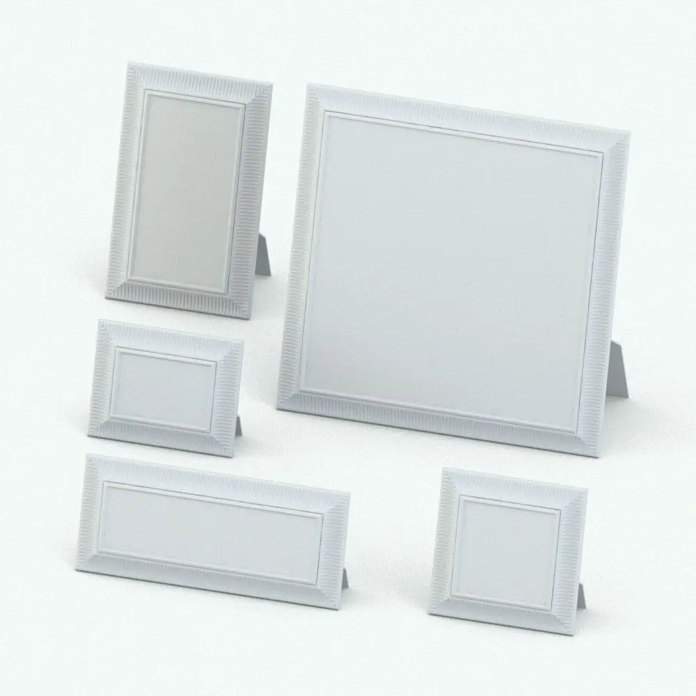 Revit Family / 3D Model - Classic Picture Frame Variations Classic Revit Picture Frame Family in different sizes to showcase their parametric behavior.