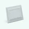 Picture frame 3d Model family rendered in ambient occlusion mode.