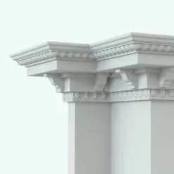 Complex Crown Molding Revit Decoration Family. Ideal to make your projects stand out and give them a lot more visual appeal than what the simple Revit wall sweep can provide. With a lot of parameters to change to make it even more unique, this line-based family Revit model will transform your 3D renderings from simple to outstanding. Don't wait any longer and get this decoration Revit family now!