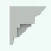 Complex Crown Molding Revit Decoration Family in cross section view to fully understand its shape.
