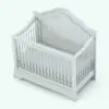 Cradle Revit family part of the Antique Nursery Revit Furniture Set.