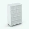 Revit wardrobe family rendered in ambient occlusion.