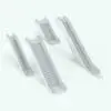 Glass Balustrade Escalator Revit Family size variations to showcase its parametric versatility. Ideal for large-scale projects, this vertical transportation solution will adapt seamlessly to any project in a few clicks. Just load it into your project, adjust the height (and other optional parameters if needed) and load the materials. From there on, enjoy great-looking renders that will make heads turn with this escalator Revit family.
