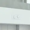 Detail of the buttons of the Revit elevator.