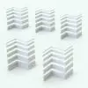 Simple Profile Revit Wall Sweep - Baseboards Pack 1 in different sizes to show the flexibility and versatility of these Revit families.