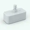 Soap dispenser Revit family rendered in ambient occlusion mode.