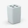 Revit toothbrush holder rendered in ambient occlusion mode.