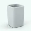 Revit cup family rendered in ambient occlusion mode.
