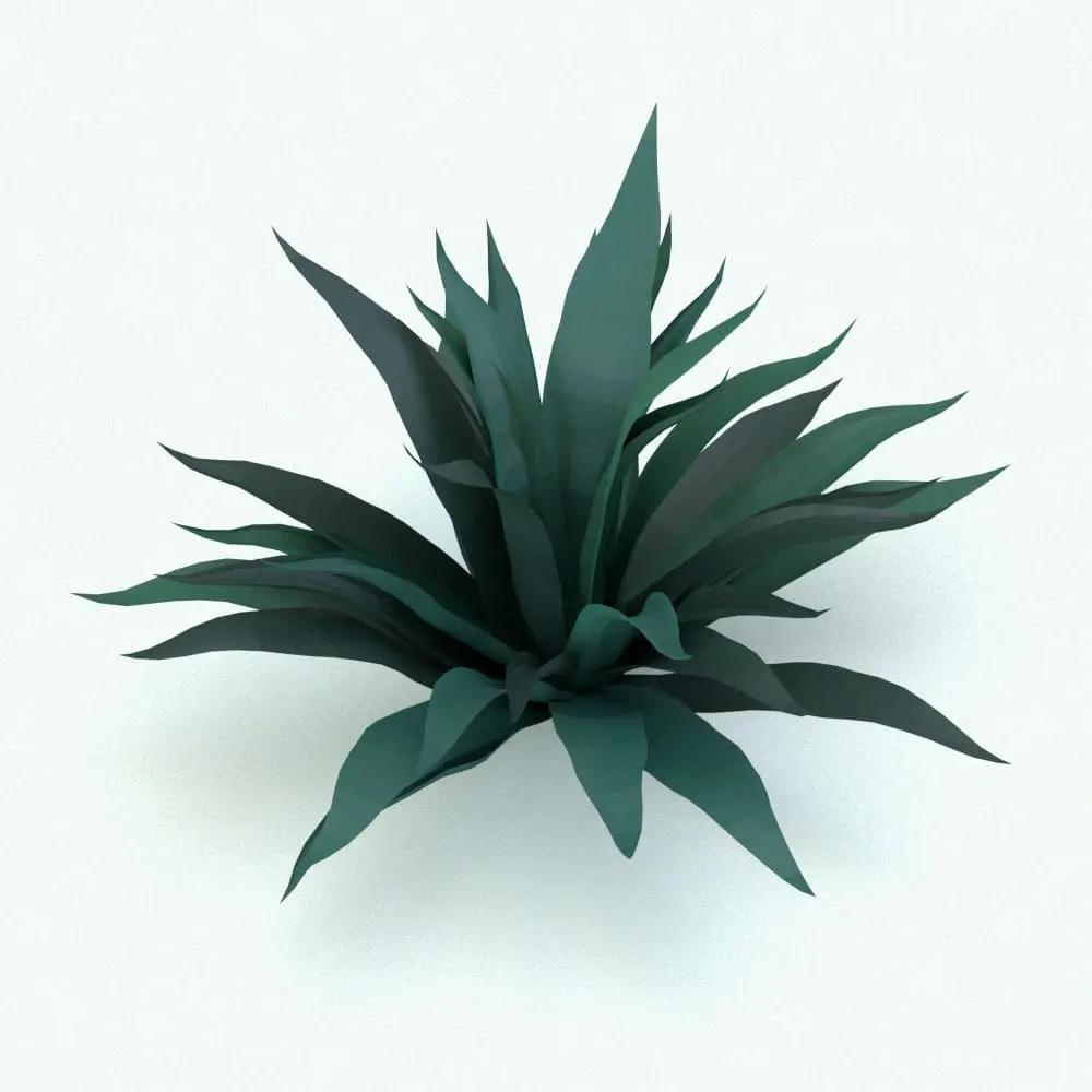 Revit Family / 3D Model - Agave Revit Plant Family Rendered inside of Revit Agave Revit Plant Family rendered in Revit. This Revit family is fully parametric and easy to use. Just load it into your project and change its size to get instant results. Don't wait any longer and get this or any other of our Revit plants today!