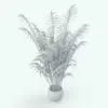 Areca Palm Revit Plant Family in 3D and rendered without any materials (ambient occlusion style) to showcase the shapes better. This Revit plant is fully parametric, allowing you to change the size to match your project's needs. Additionally, this Revit plant allows you to turn either the plant of the pot on or off so you can mix and match plants with pots. Don't wait any longer and get any of our highly flexible and good-looking Revit plants today.