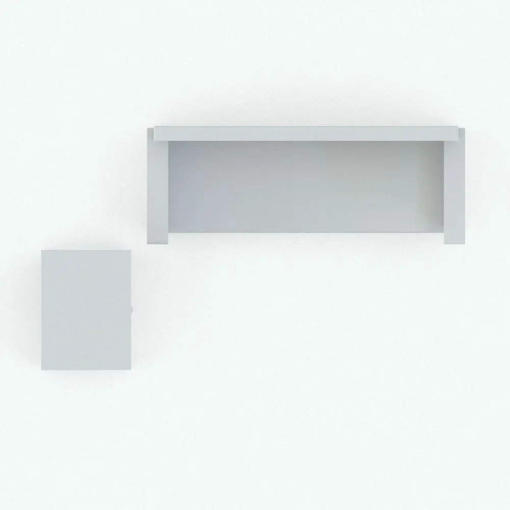 Revit Family / 3D Model - Revit Bench and Revit Side Table Set Top View Revit Bench and Revit Side Table Set in top view and rendered without any materials (ambient occlusion style). Ideal for mudrooms, entryways, hallways, living rooms and more, this contemporary Revit Bench and Revit Side Table Set is the perfect blend between modernity and practicality. Get it today and see for yourself.
