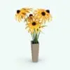 Black Eyed Susan Revit Flowers Family rendered within Revit and not using any plugins (Vray). This Revit plant is easy to use and ready to render. Just load it into your project, select the size and hit the render button for instant results. Don't waste time with plants from other websites that can't be edited at all! All our Revit plants and flowers are fully parametric and will adjust to your project needs!.