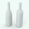 Standalone Wine Bottle Revit Family rendered in black and white and showing the two types of bottle (white and red) that are included in the parameters. Use it to dress-up your architectural spaces and add a flair of elegance. Don't let this opportunity pass and download this free Standalone Wine Bottle Revit Family today.