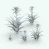 Bromeliad Revit Plant Family shown in different sizes to showcase its parametric flexibility. Whether you need a small bromeliad or a larger one in your project, the size parameter will allow you to suit it to your project needs. Don't wait any longer and get this Bromeliad Revit Plant Family today since it's completely FREE!. Yes, you heard it right, this plant belongs to our FREE Revit families category, so go ahead and download it now.
