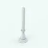 Classic Candle Holder Decoration Revit Family in ambient occlusion mode.