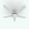 Revit Ceiling Fan Bowl Light 2 in 3D and rendered without any materials (ambient occlusion style) to showcase the details and shapes better. Ideal for styles ranging from traditional to contemporary, this Revit ceiling fan will make your projects feel alive and finished. Get it now and see for yourself.