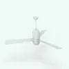 Minimalist Modern Revit Ceiling Fan in a different 3D view to show all the parts better. Fully parametric and ready to render, this modern Revit ceiling fan will take your renders to the next level. Don't wait any longer and get it now.