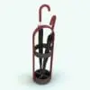 Circular Holder With Umbrella Revit Family rendered in a combination of wood finishes and including the umbrella which was copied to have 2 umbrellas. With parameters to change the diameter of the holder and parameters to change the angle of the Revit umbrella family, this set is perfect for adding a touch of realism to your interior design projects. Don't wait any longer and add this Circular Holder With Umbrella Revit Family to your cart today.