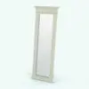 Classic Order Revit Mirror Family rendered in a light-colored finish. This fully parametric mirror is ideal for residential or commercial spaces. Don't wait any longer and add a touch of classical elegance to your 3D renderings with this Classic Order Revit Mirror Family
