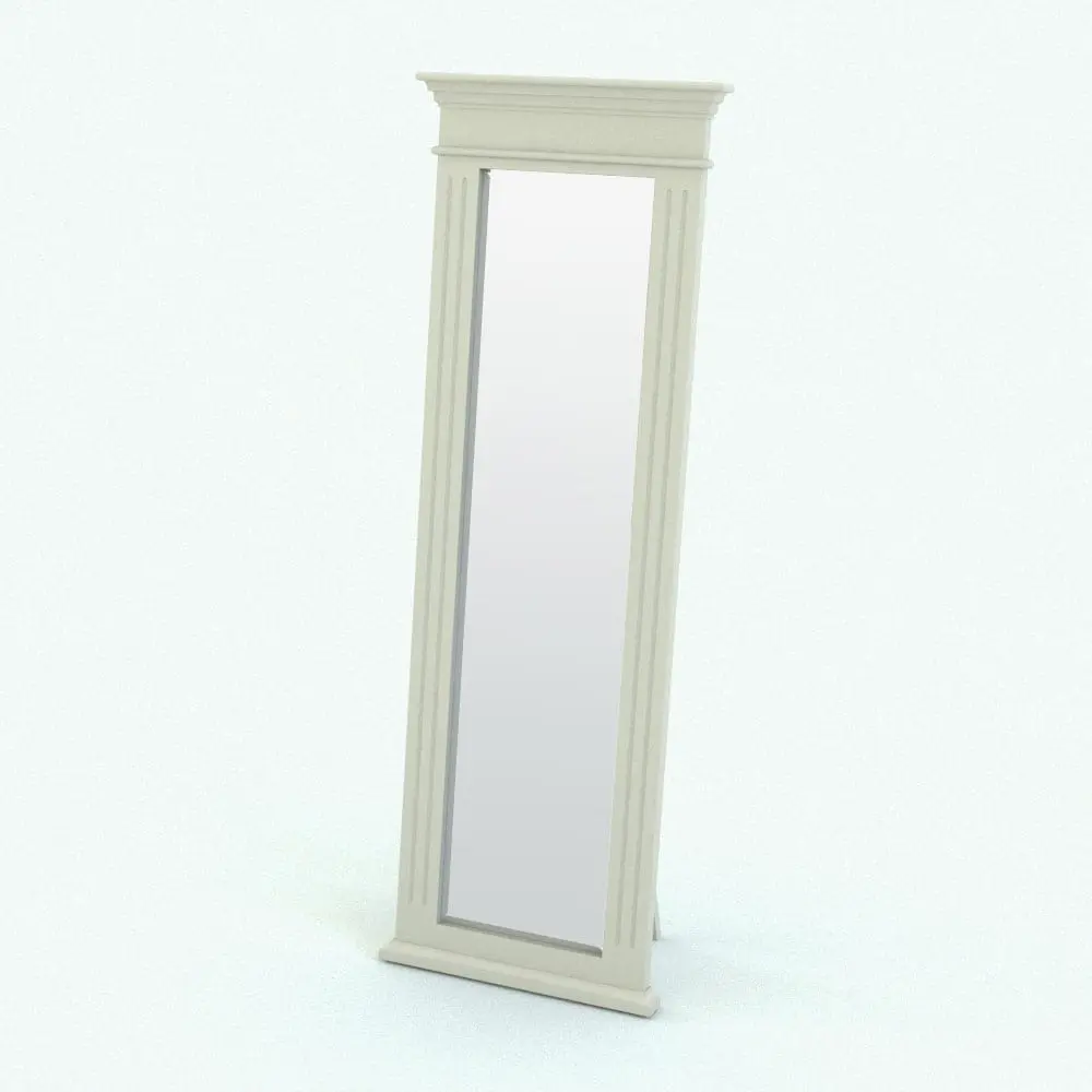 Revit Family / 3D Model - Classic Order Revit Mirror Family Rendered in full color Classic Order Revit Mirror Family rendered in a light-colored finish. This fully parametric mirror is ideal for residential or commercial spaces. Don't wait any longer and add a touch of classical elegance to your 3D renderings with this Classic Order Revit Mirror Family