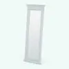 Classic Order Revit Mirror Family in 3D and rendered without materials (ambient occlusion style). This family is fully parametric and it can adapt seamlessly to any of your projects thanks to all the included parameters. Don't let this opportunity go by and add this Classic Order Revit Mirror Family to your cart now!