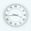 Roman Numerals Wall Clock Revit Family rendered in full color. This Revit family is fully parametric and easy to use in any project.
