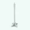 Cross Base Coat Rack Revit Family in ambient occlusion mode to show all the details.