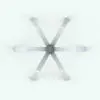 Revit Coat Rack Curves in top view and rendered in ambient occlusion mode to see details better.