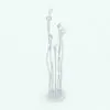 Coat Rack Loops Decoration Revit Family rendered in ambient occlusion (no materials), but you can use the provided materials to render it or modify them to create a more unique look.