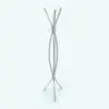 Waves Coat Rack Revit Family rendered with a metallic material. This family is fully parametric and easy to use in your Revit projects.