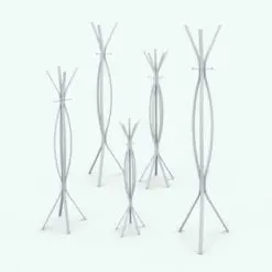 Waves Coat Rack Revit Family | Blackbee3D