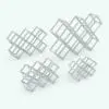 Crisscross Wine Rack Revit Family rendered in black and white (ambient occlusion style) and shown in different sizes and configuration to showcase its parametric flexibility. Ideal for kitchens, bars, commercial spaces and more, this Wine Rack Revit Family will make your spaces stand out in a few clicks.