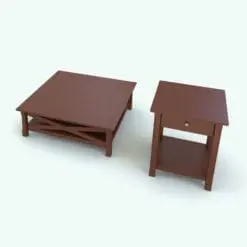 Crosses Side and Coffee Table Revit Families rendered in a cherry wood finish with metallic accents. These two families are fully parametric and they will blend seamlessly to any project size. Whether residential, office or hospitality projects, these Crosses Side and Coffee Table Revit Families are the perfect addition to modern interior design projects. Get them today and see for yourself.