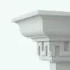 Greek Cornice Revit Family - Crown Molding 10 detail of the Greek motif.