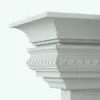 Line Based Family Revit Crown Molding seen in detail. The intricate detail will bring opulence and sophistication to all your renders. Fully parametric and easy to use, this Architectural Line Based Family Revit component is ready to elevate your renders to the next stage.
