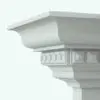 Roman Line Based Revit Family - Crown Molding 7 close-up detail showcasing the intricate Revit parametric motifs. While this family needs to be inserted one wall at a time, the extra effort is definitely worth it since your spaces will look opulent and sophisticated. Don't wait any longer and get this Roman Line Based Revit Family now!