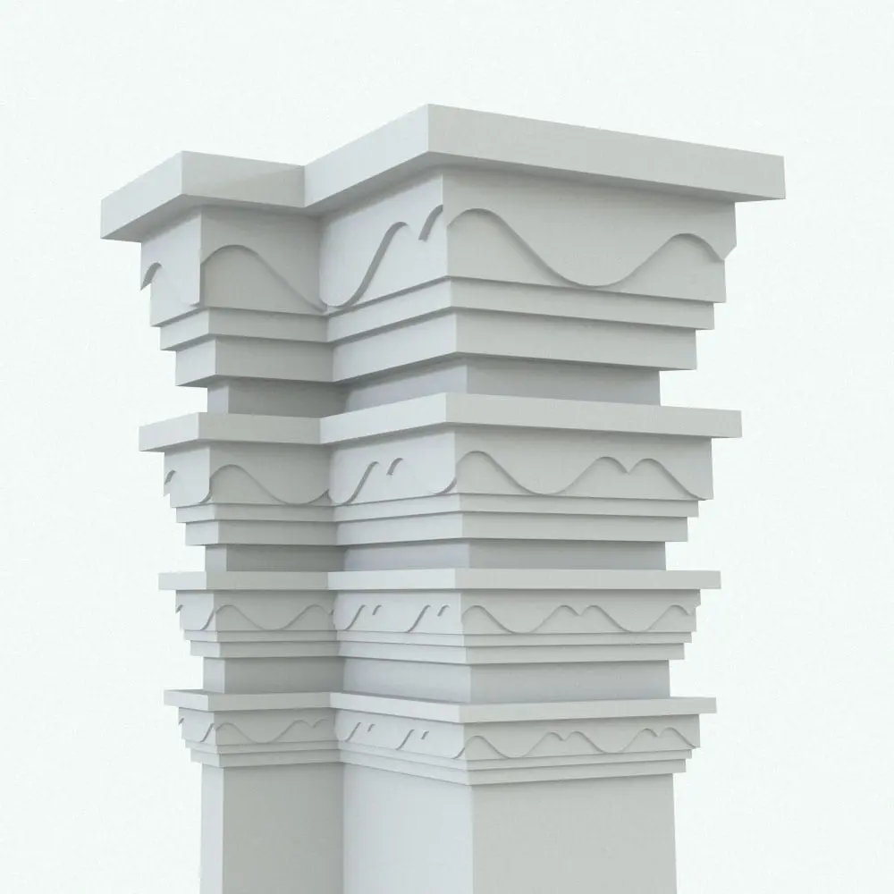Wave Revit Cornice Profile - Crown Molding 8 size variations Wave Revit Cornice Profile - Crown Molding 8 in different sizes to showcase its parametric nature. Ideal for all types of projects, this line-based family Revit model will transform your spaces in no time! Add it to your cart now.