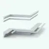 3D ambient occlusion render of both compound Revit sweeps, highlighting their details.