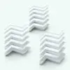 Stylish Crown Molding Revit Wall Sweep Profiles - Pack 9 rendered in black and white (ambient occlusion style) and in different parametric sizes to showcase their flexibility. Don't let this opportunity go by and get this Stylish Crown Molding Revit Wall Sweep Pack now.