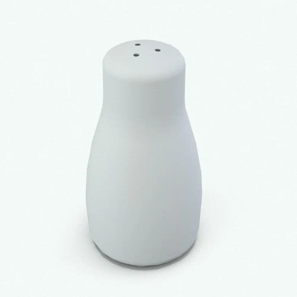 Revit Family / 3D Model - Curved Salt and Pepper Shakers Perspective Curved Shakers Decoration Revit Family without materials to showcase its details better. This Revit decor family will add warmth to your 3D renders and make them stand out from the crowd. Get it now and see for yourself.