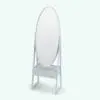 Elliptical Standing Revit Mirror Family in 3D and rendered without materials (ambient occlusion style). This family is fully parametric and it includes the materials shown on the main image of this product. Don't wait any longer and add this Elliptical Standing Revit Mirror Family to your cart now!