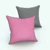 Euro Revit Pillow With Piping rendered in 3D with a pink textured front material and a solid gray material in the back. Ideal for any style of interior design project, this realistic-looking Revit pillow family will make your 3D renderings stand out in just a few clicks. This family includes two versions of the pillow: a low-res and a high-res version so you can choose depending on how much detail you need! Don't wait any longer and add this Euro Revit Pillow With Piping to your assets today.