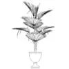Revit Family / 3D Model - Fan Palm - Revit and AutoCAD Front View