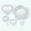 Flower-Heart Wall Mirror Revit Family in different sizes and configurations to showcase its parametric flexibility. Ideal for playful interiors, kids rooms or even schools, this unique wall mirror Revit family will make your renders stand out.