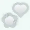 Flower-Heart Wall Mirror Revit Family rendered in black and white (ambient occlusion style). These two families are fully parametric and easy to use, not to mention that they are also render-ready. Just load them into your project, load the materials and hit the render button for instant results! Add this Flower-Heart Wall Mirror Revit Family to your cart today and see for yourself.