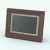 Picture Frame Revit Family With Detail Dots rendered in 3D with a dark wood finish and metallic dots. This family is fully parametric and easy to use (not to mention render-ready). Just insert it into your project, load the materials and hit the render button for instant results. Get this Picture Frame Revit Family now and see for yourself!