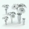 Gerberas Revit Flowers Family in different sizes and configurations. These Revit flowers allow you to turn on/off either the flowers or the vase. You can do this to pair the flowers with other vases or to use the vase on its own. The idea is to give as much flexibility to our Revit flowers families as possible! Get it today and see for yourself.