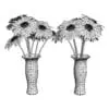 Revit Family / 3D Model - Gerberas 3D Max/FBX Wireframe