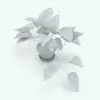Golden Devil's Ivy Revit Plant Family in 3D and rendered without any materials (ambient occlusion style) to showcase its shapes and details better. Ideal for adding a touch of decoration to your living rooms, kitchens, bathrooms, bedrooms, offices and more, this Revit plant family will certainly make your 3D renderings stand out. Get it today and see for yourself.